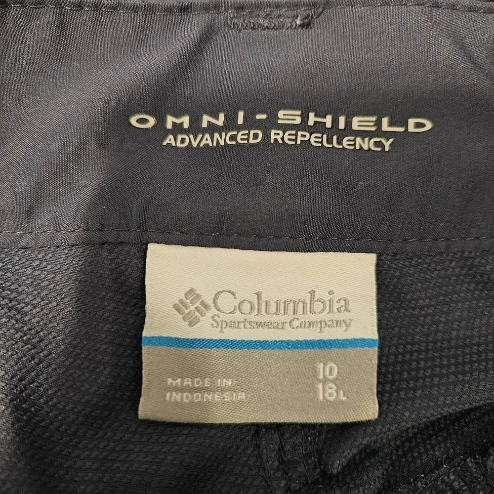 Columbia Kestrel Trail Stretch Capri‎ Blue Hiking Cargo Pants Women’s Size 10